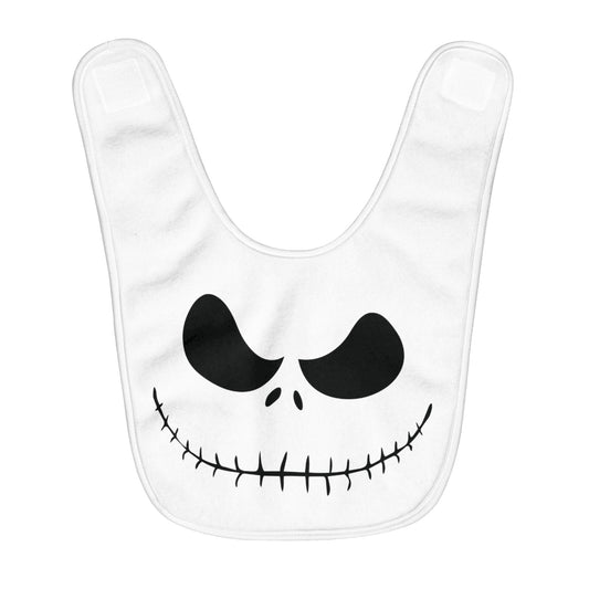 Spooky Skeleton Fleece Baby Bib