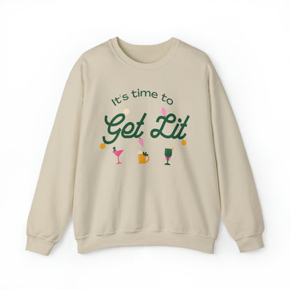 It's Time to get lit! Crewneck Sweatshirt