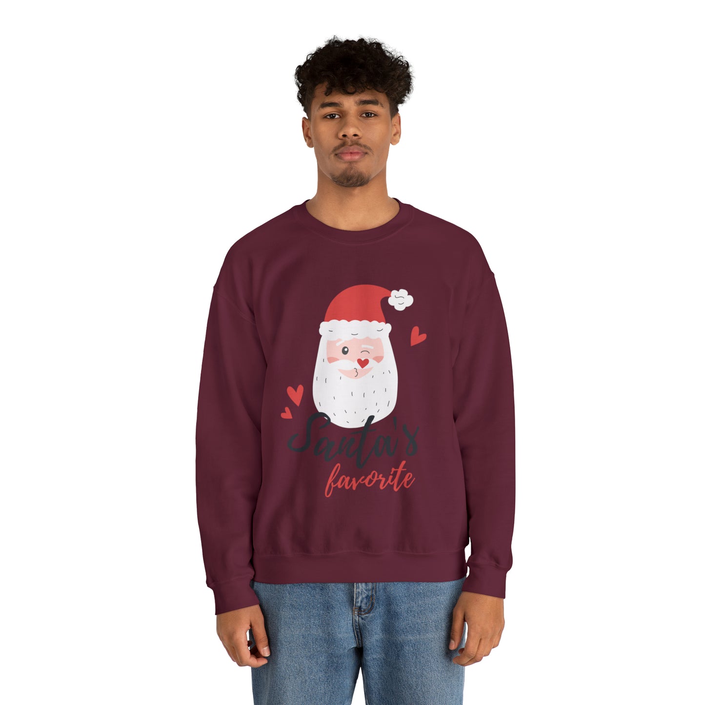 Santa's Favorite Crewneck Sweatshirt