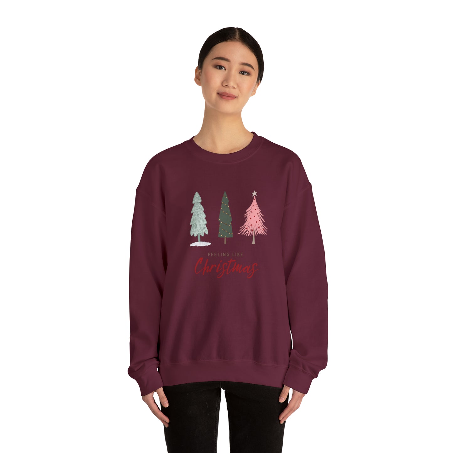 Feeling Like Christmas Crewneck Sweatshirt