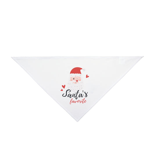 Santa's Favorite Pet Bandana