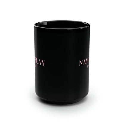 Namaslay - Pink and Black Mug