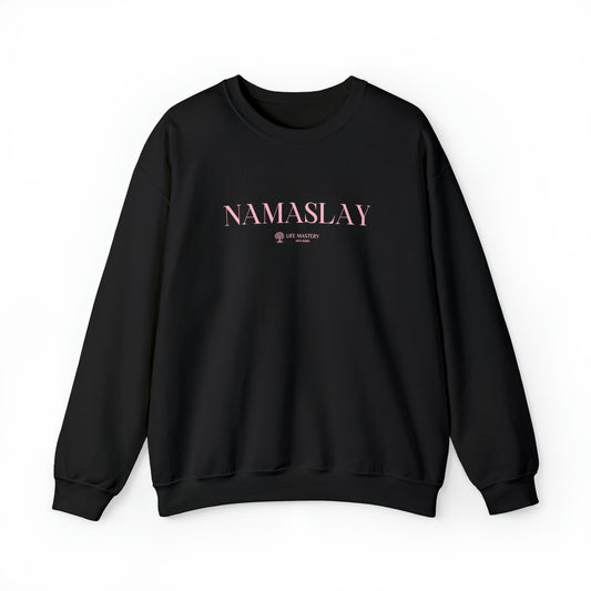 Namaslay - Pink - Life Mastery with Robin - Crewneck Sweatshirt