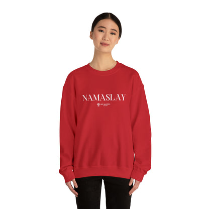 Namaslay - White - Life Mastery with Robin - Crewneck Sweatshirt