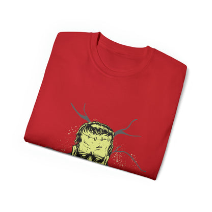 Spooky Vibes Frankenstein Cotton T-Shirt