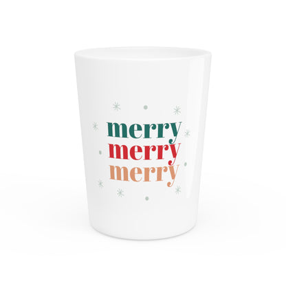 Merry, Merry, Merry Shot Glass