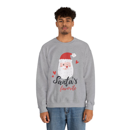 Santa's Favorite Crewneck Sweatshirt