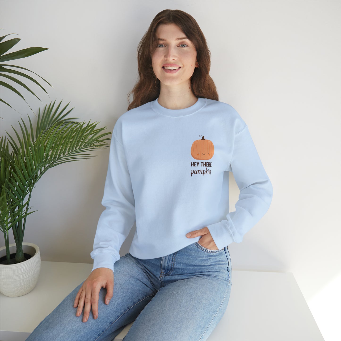 Hey There Pumpkin! Crewneck Sweatshirt