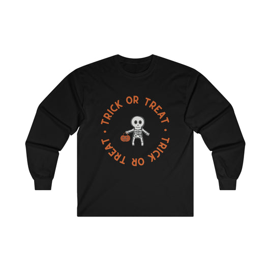 Skelly Trick or Treat Long Sleeve Tee