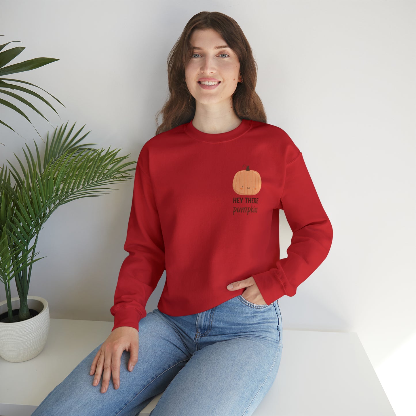 Hey There Pumpkin! Crewneck Sweatshirt