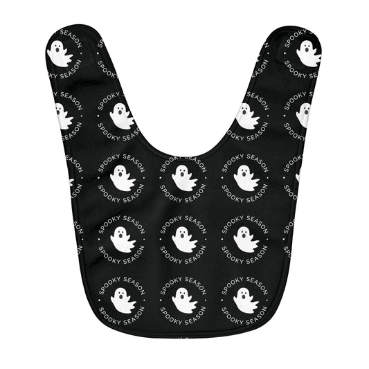 Spooky Season Ghoul Fleece Baby Bib