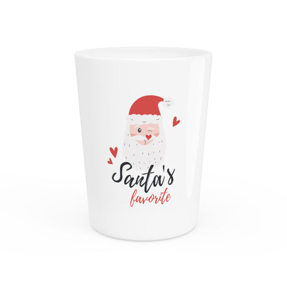 Santa's Favorite Shot Glass