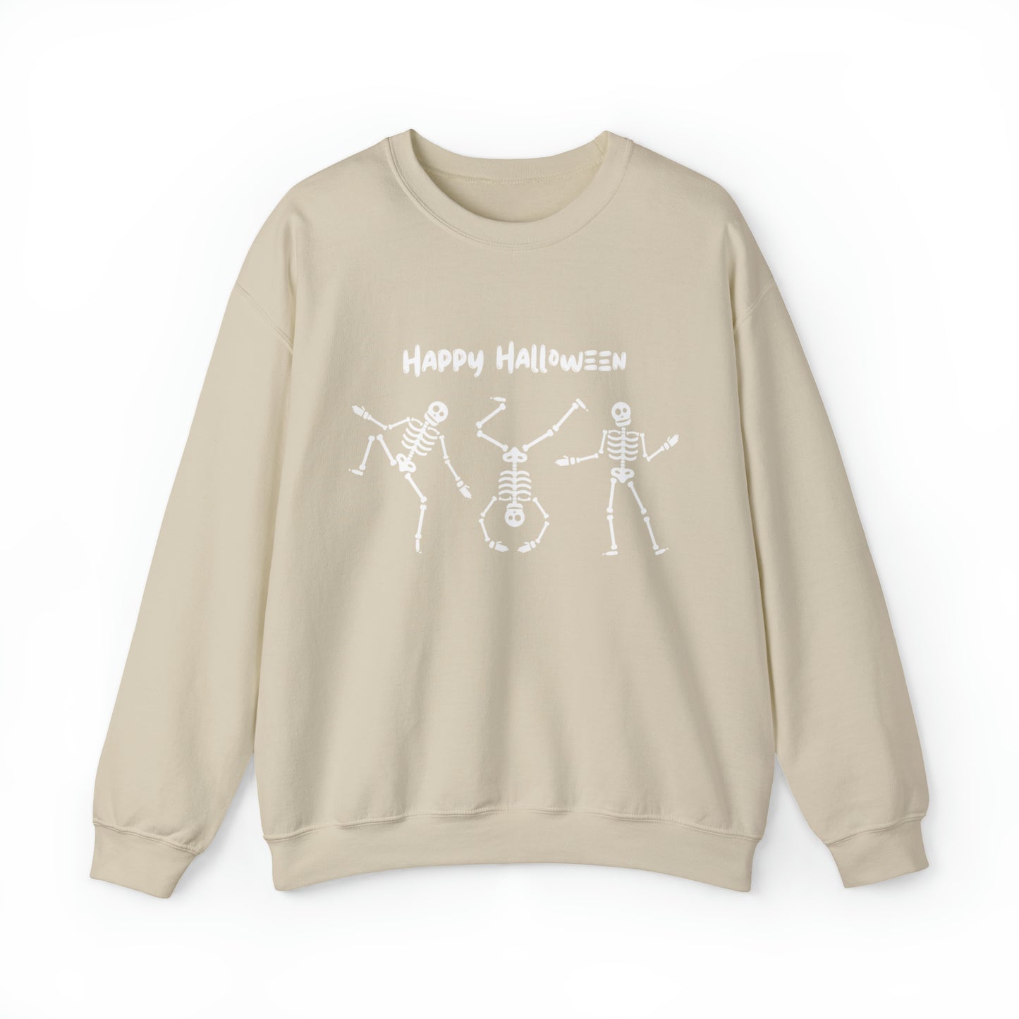 Happy Halloween Skeletons Crewneck Sweatshirt