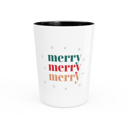 Merry, Merry, Merry Shot Glass