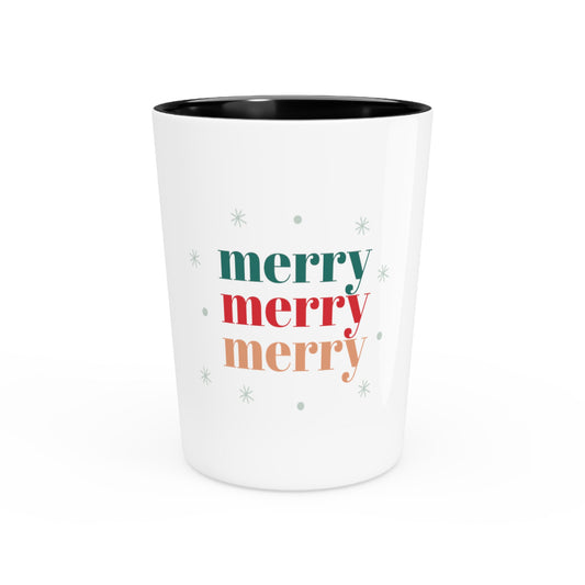 Merry, Merry, Merry Shot Glass