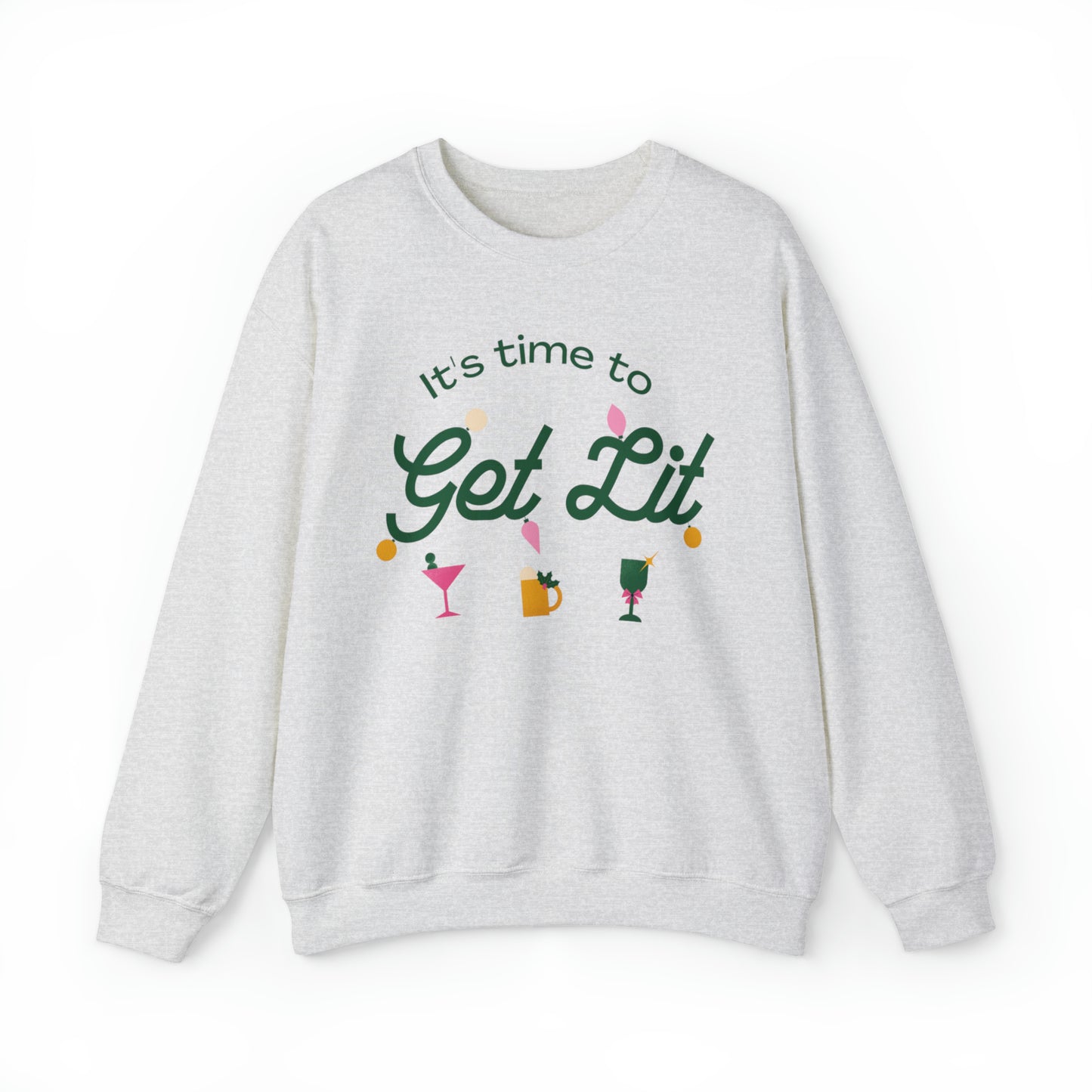 It's Time to get lit! Crewneck Sweatshirt