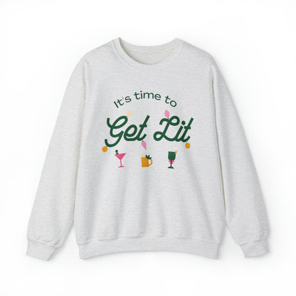 It's Time to get lit! Crewneck Sweatshirt