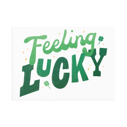 Feeling Lucky Postcard