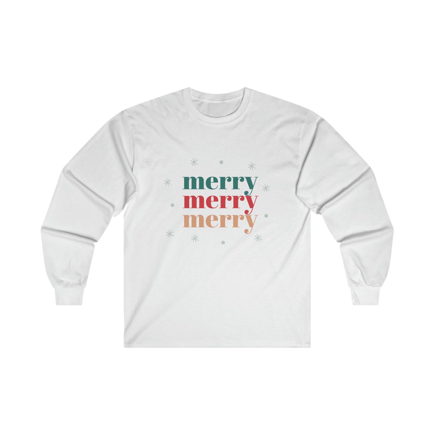 Merry, Merry, Merry Long Sleeve Tee