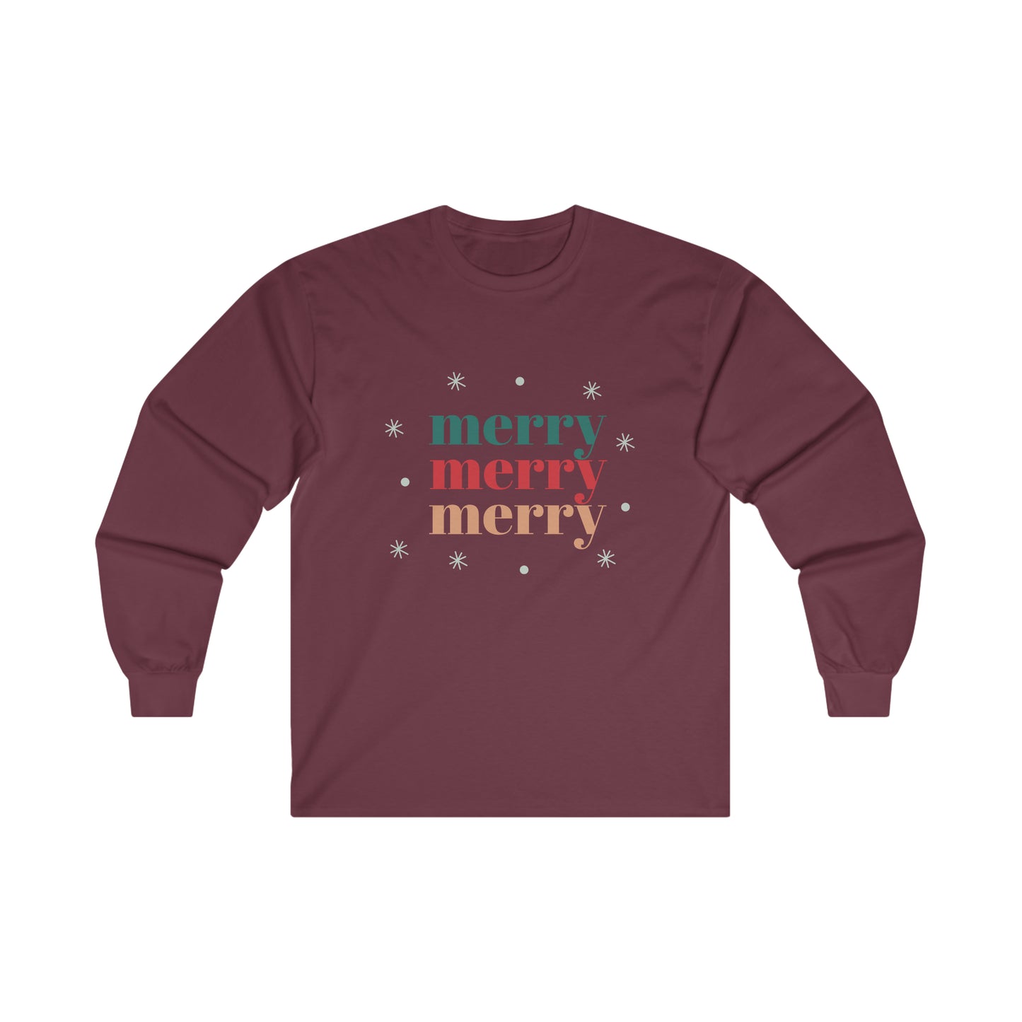 Merry, Merry, Merry Long Sleeve Tee