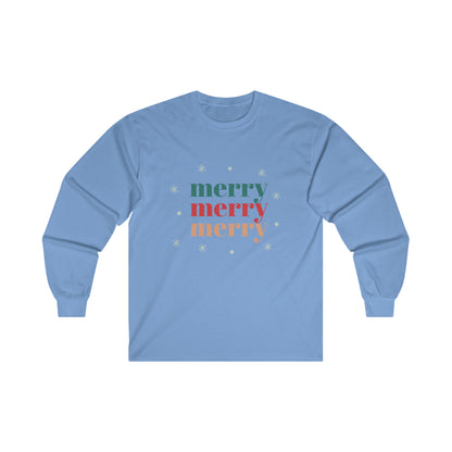 Merry, Merry, Merry Long Sleeve Tee