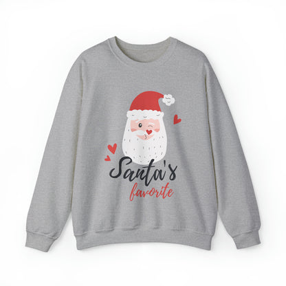 Santa's Favorite Crewneck Sweatshirt