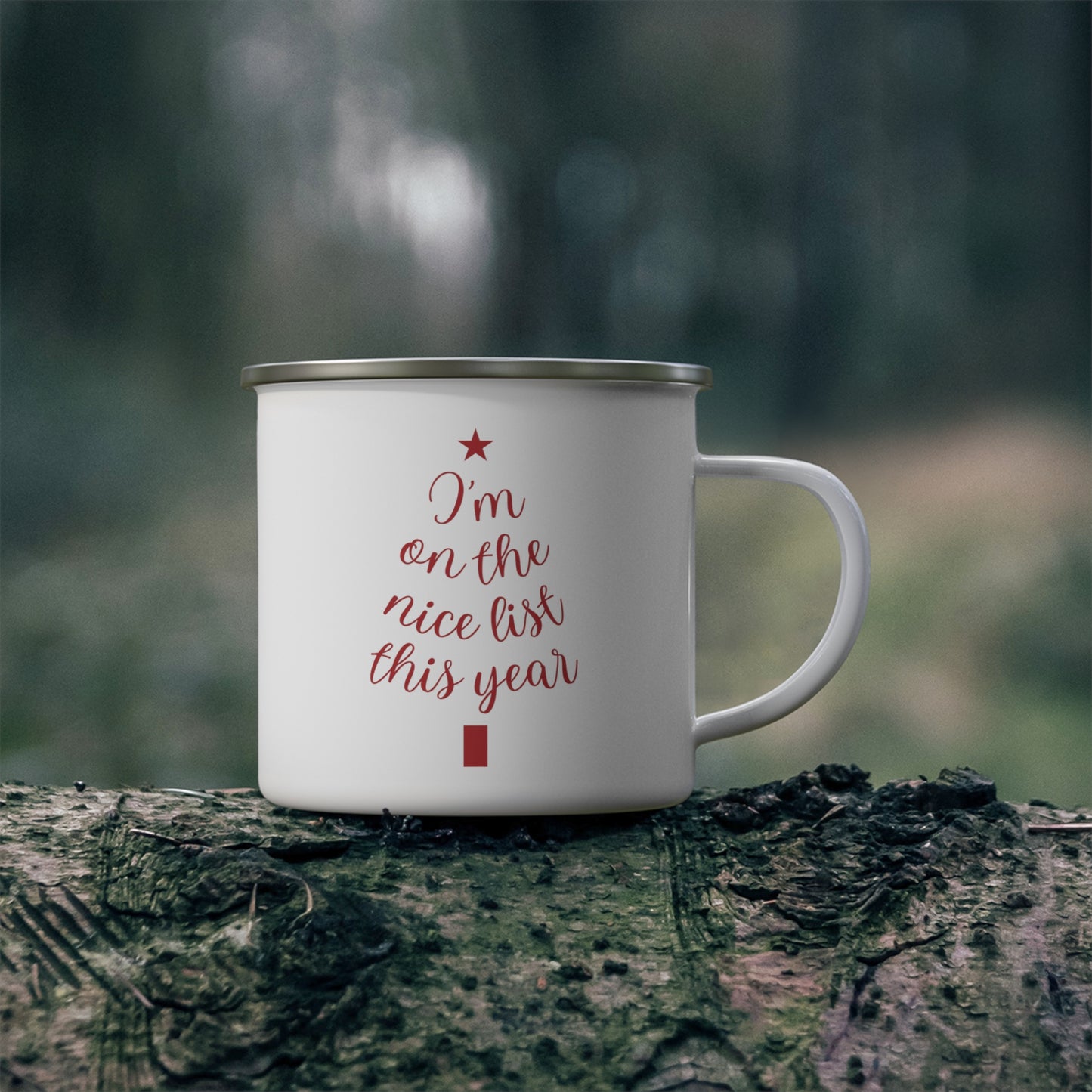 I'm on the Nice List This Year  Mug - RED