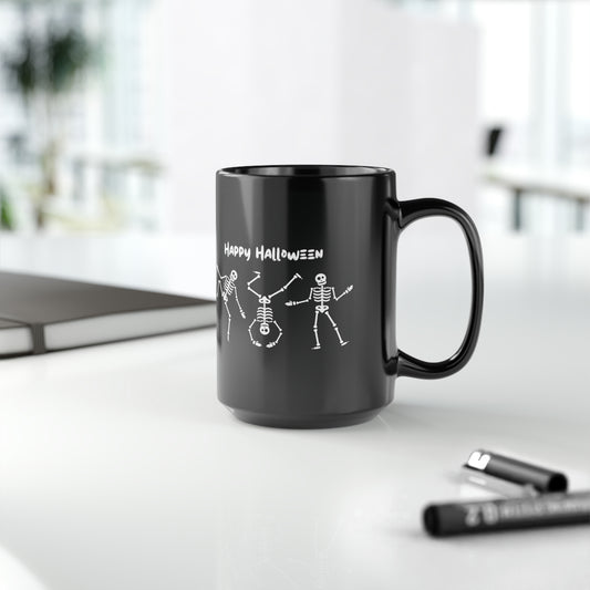 Happy Halloween Skeletons Mug