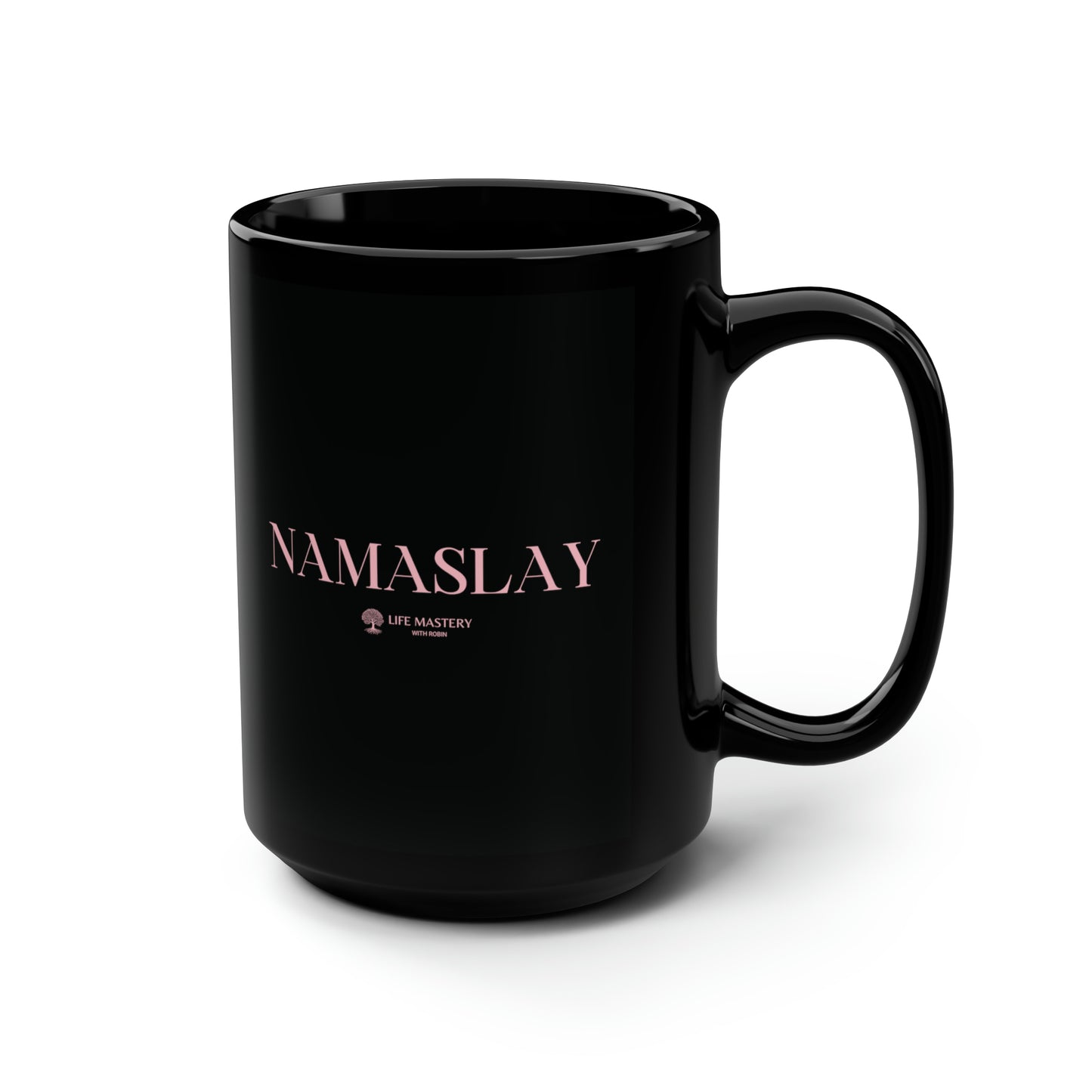 Namaslay - Pink and Black Mug