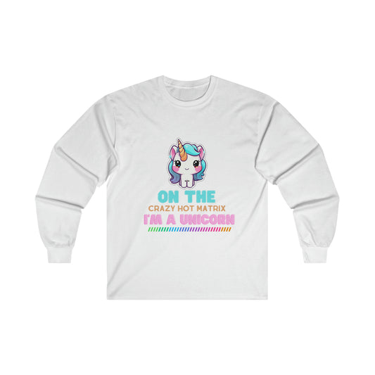 Unicorn - Hot Crazy Matrix - Long Sleeve Tee