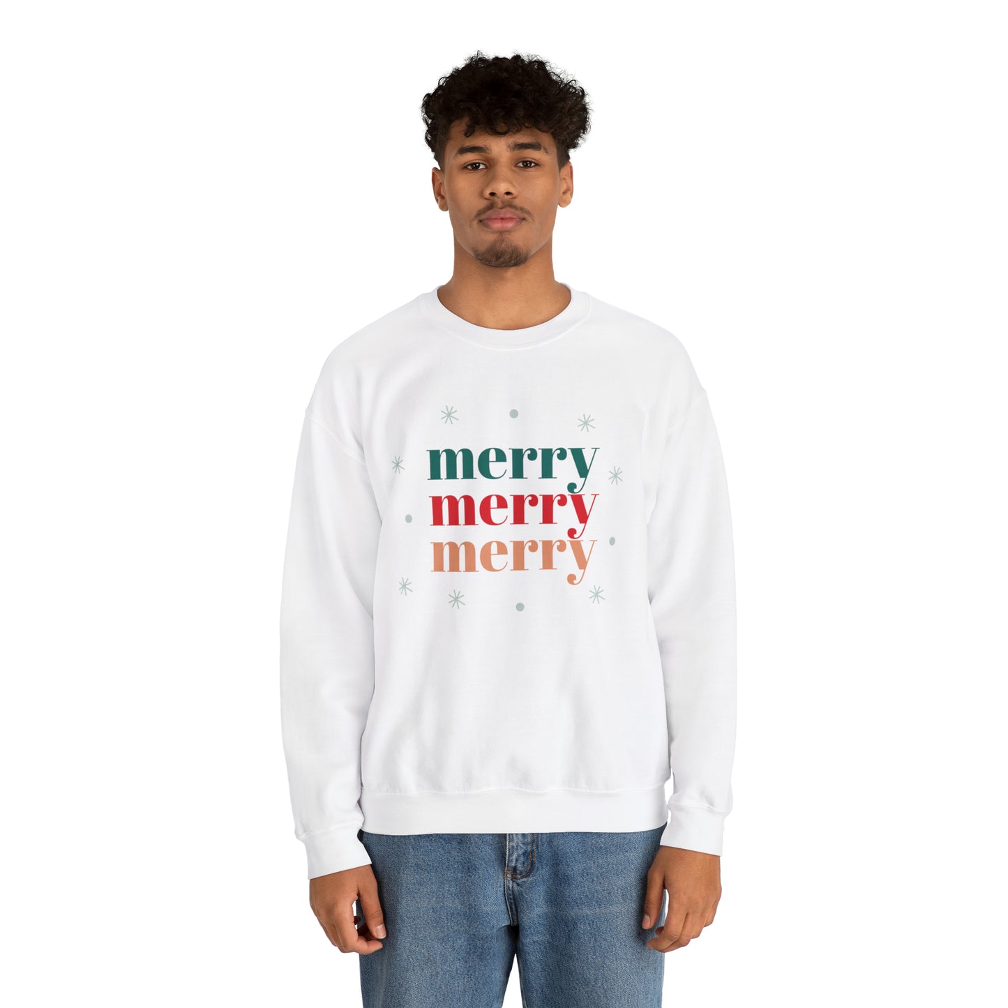 Merry, Merry, Merry Crewneck Sweatshirt