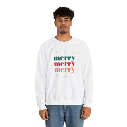 Merry, Merry, Merry Crewneck Sweatshirt