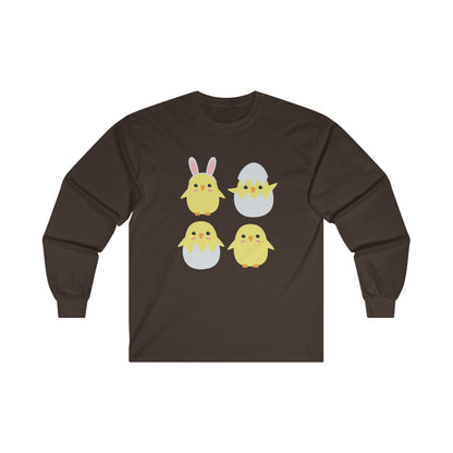 Cute Chicks Long Sleeve Tee