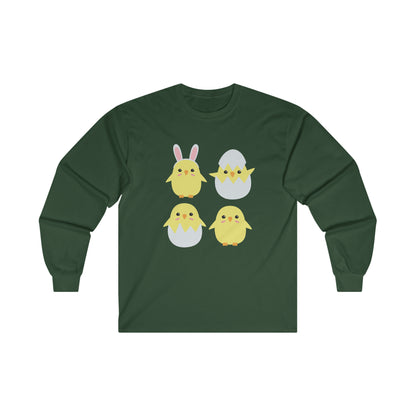 Cute Chicks Long Sleeve Tee