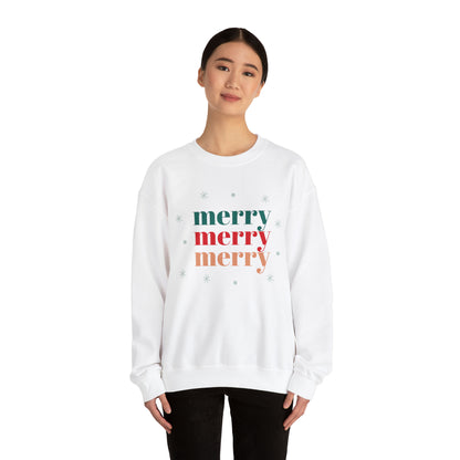 Merry, Merry, Merry Crewneck Sweatshirt