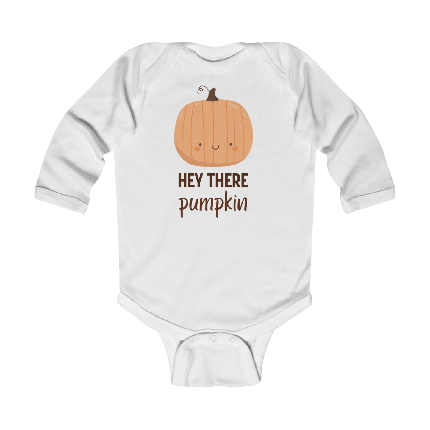 Hey There Pumpkin! Infant Long Sleeve Onesie