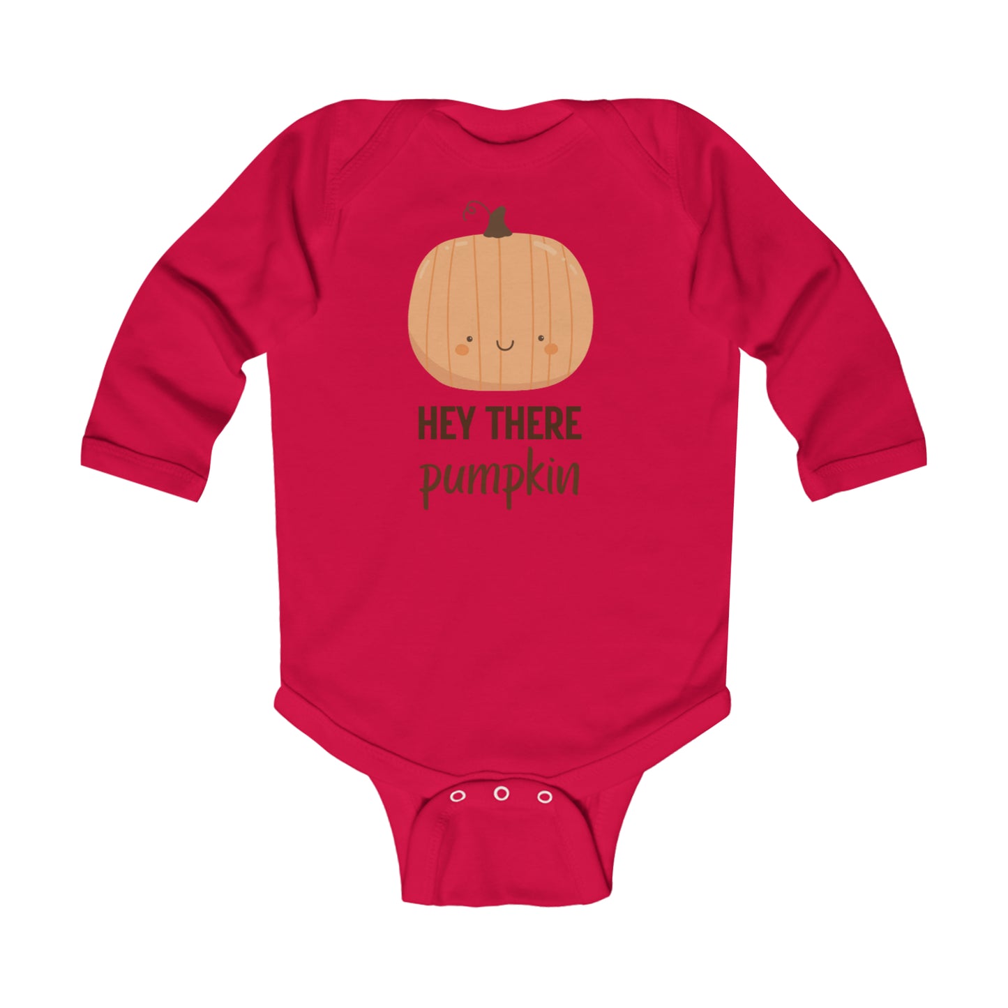 Hey There Pumpkin! Infant Long Sleeve Onesie