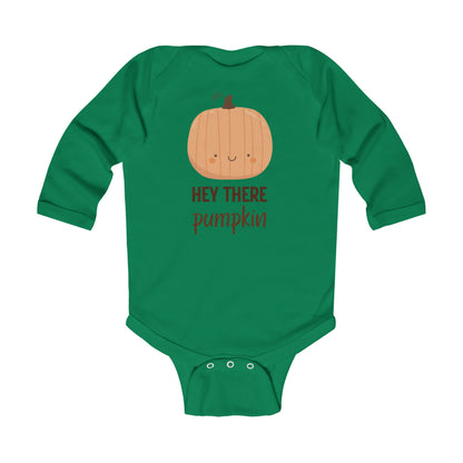 Hey There Pumpkin! Infant Long Sleeve Onesie