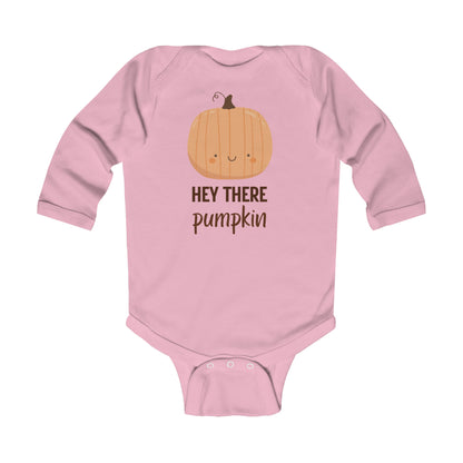 Hey There Pumpkin! Infant Long Sleeve Onesie