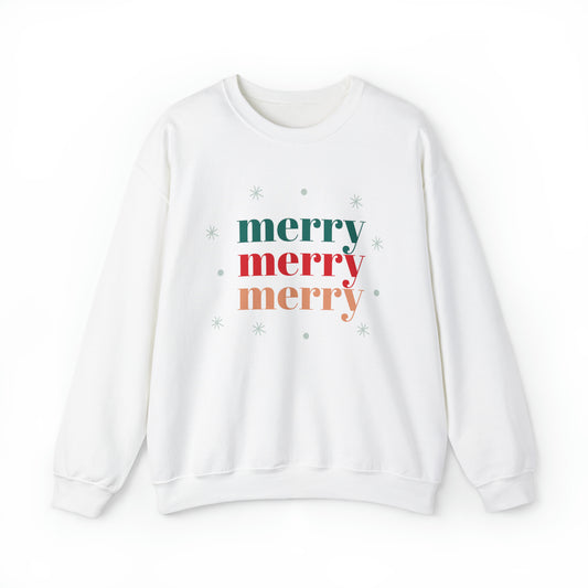 Merry, Merry, Merry Crewneck Sweatshirt