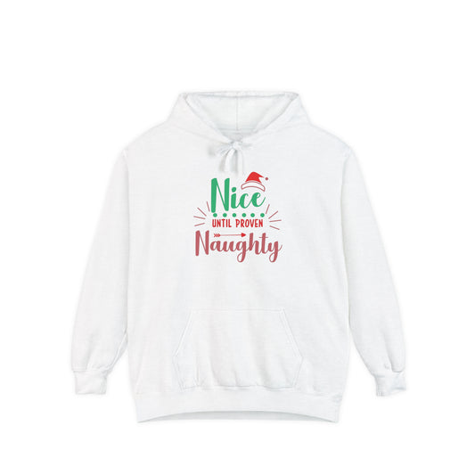 Nice Until Proven Naughty Hoodie