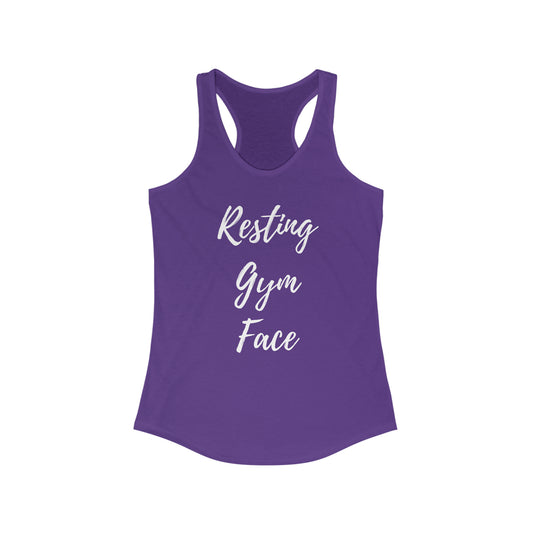 Resting Gym Face Tank