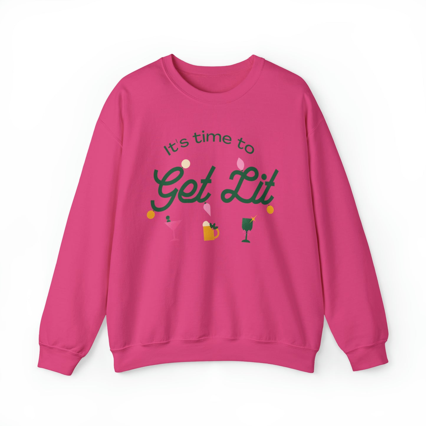 It's Time to get lit! Crewneck Sweatshirt