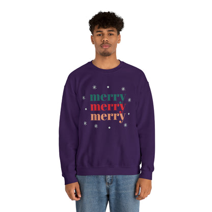 Merry, Merry, Merry Crewneck Sweatshirt