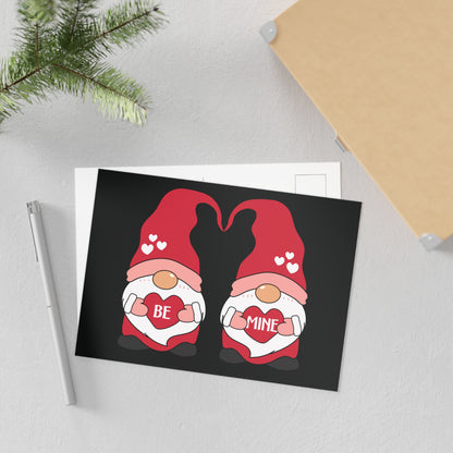 Be Mine Gnomes Postcard