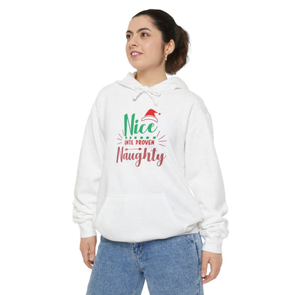 Nice Until Proven Naughty Hoodie