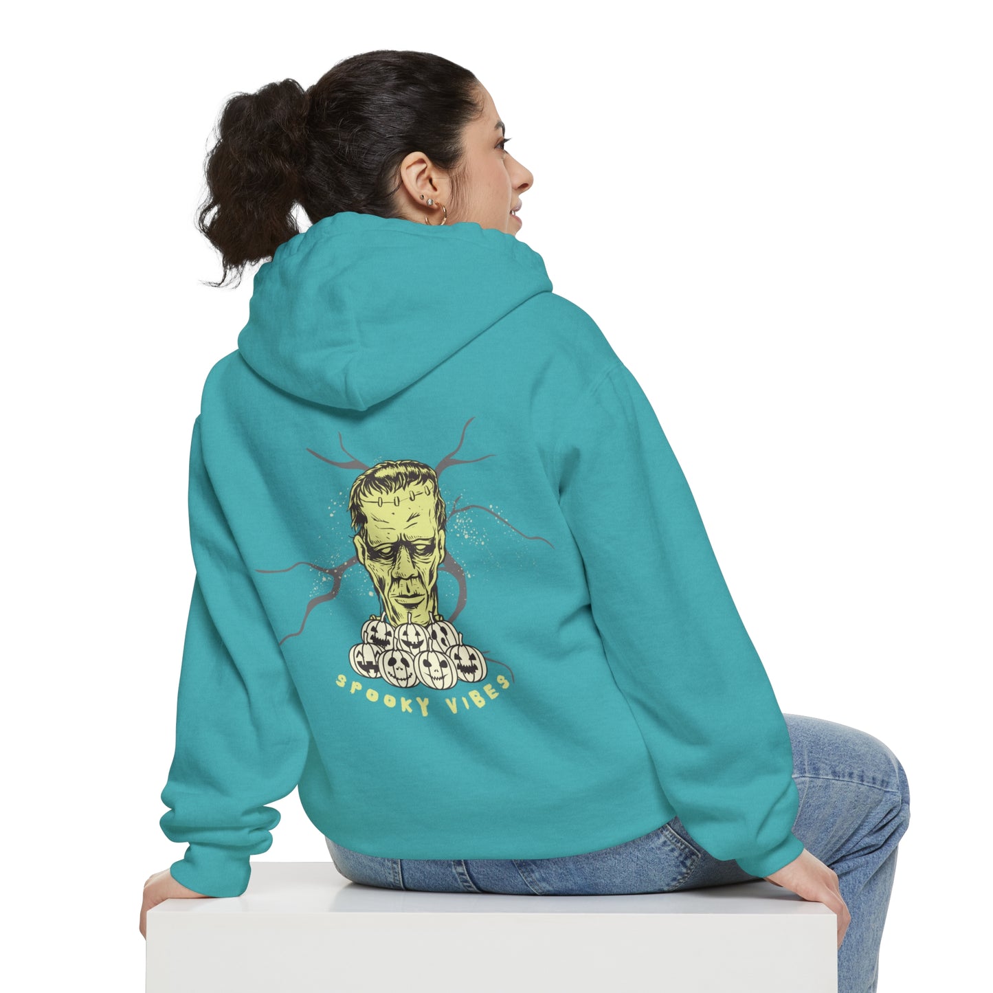 Spooky Vibes Frankenstein Hoodie