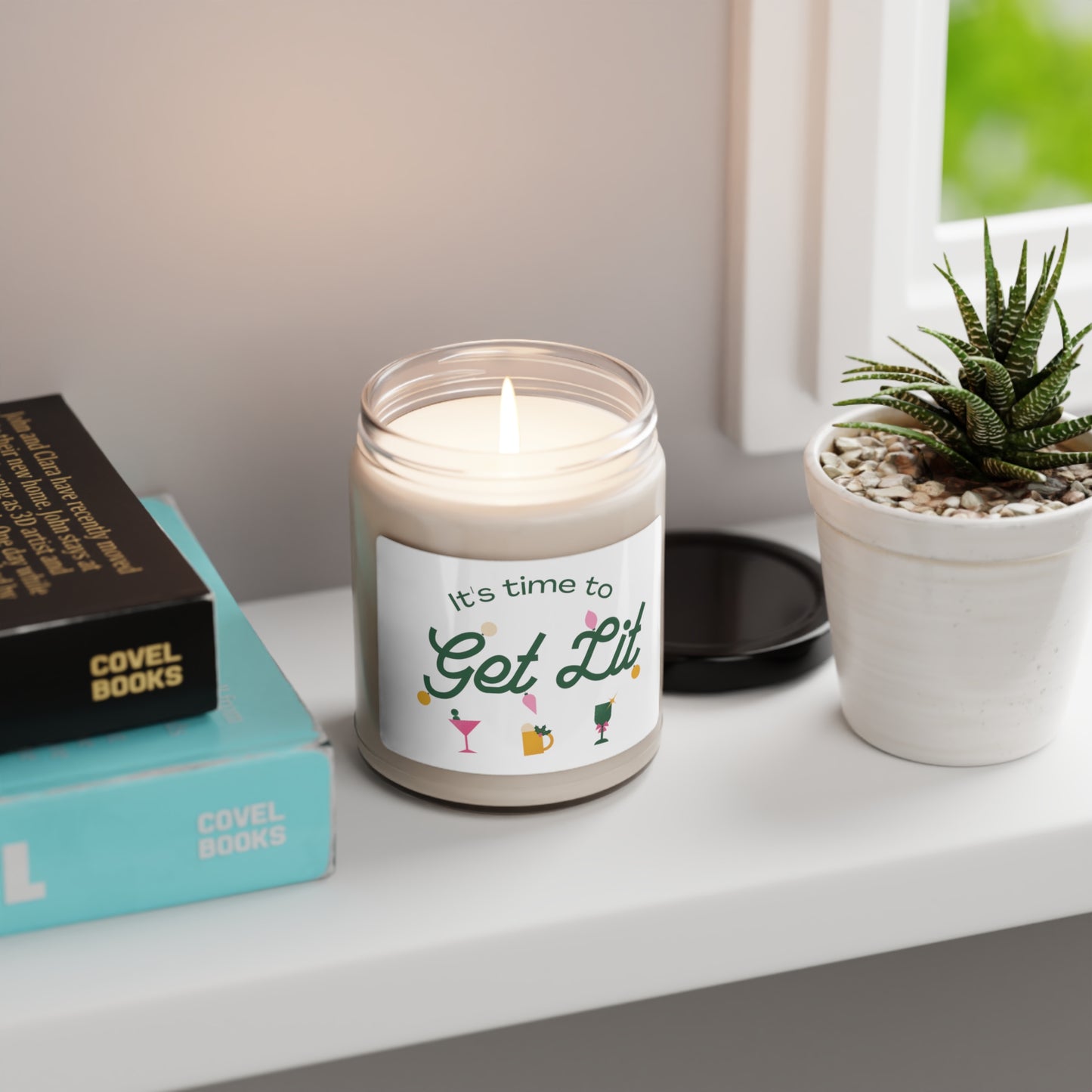 It's Time to get lit! Scented Candle