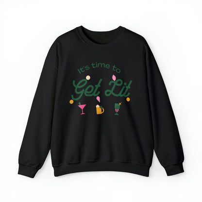 It's Time to get lit! Crewneck Sweatshirt