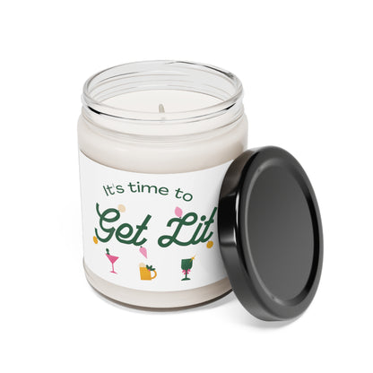 It's Time to get lit! Scented Candle